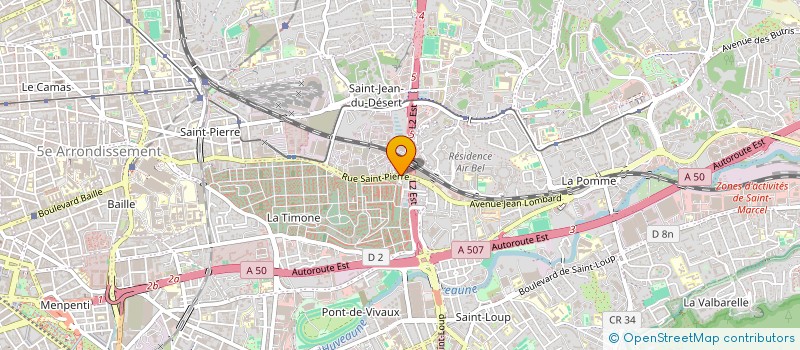 localisation de l'entreprise E.G.P. SERVICES à MARSEILLE