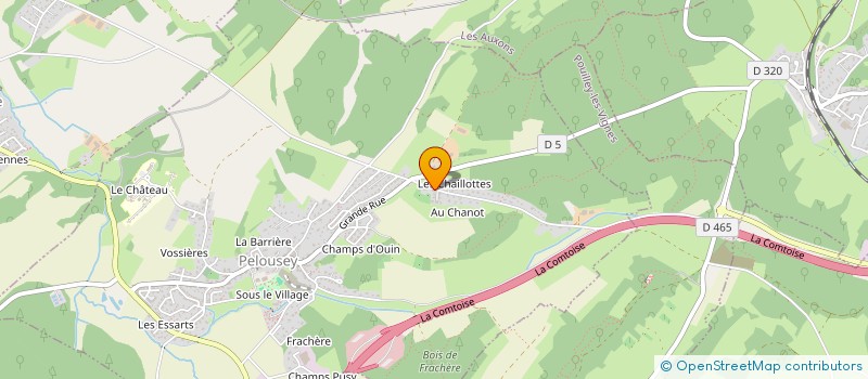 localisation de l'entreprise E&G PATRIMOINE  PELOUSEY