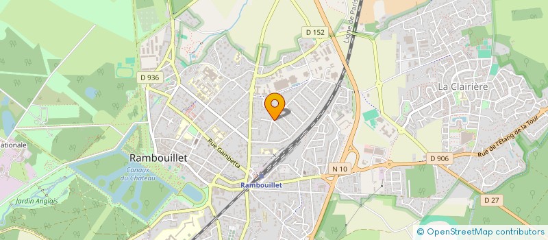localisation de l'entreprise E.G. PRO ENTREPRISE  RAMBOUILLET