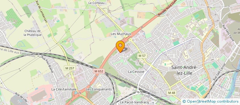 localisation de l'entreprise E G PRODUCTIONS à LAMBERSART