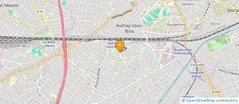 localisation de l'entreprise E.G.R à AULNAY-SOUS-BOIS