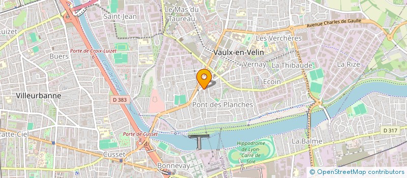 localisation de l'entreprise E.G.R.C LYON  VAULX-EN-VELIN