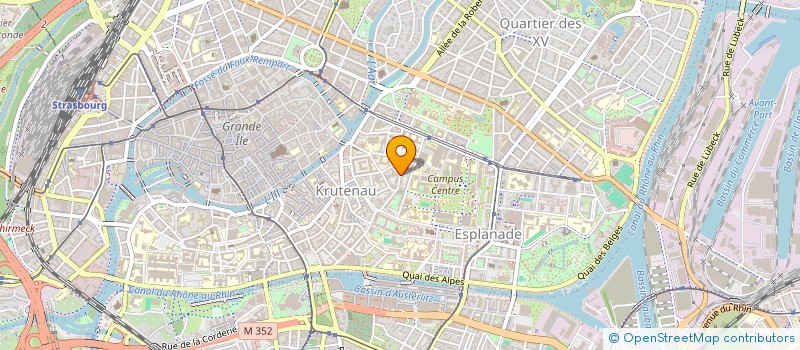 localisation de l'entreprise E.G.S. DISTRIBUTION à STRASBOURG