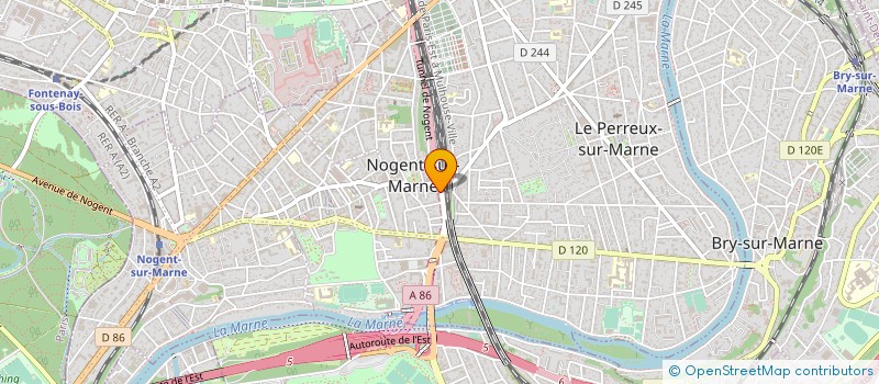localisation de l'entreprise E.G.S TRANSPORT à NOGENT-SUR-MARNE