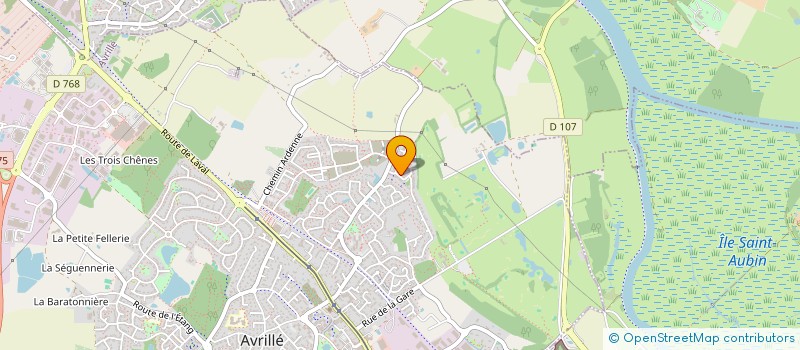 localisation de l'entreprise E G T H  AVRILLE