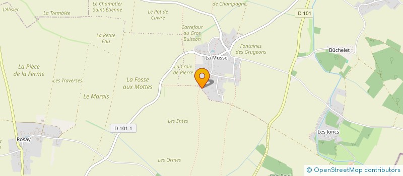 localisation de l'entreprise E G T P à BOUTIGNY-PROUAIS
