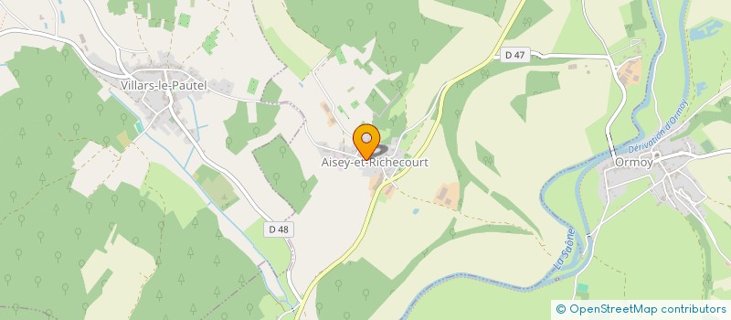 localisation de l'entreprise E.G.T.S. à ORMOY