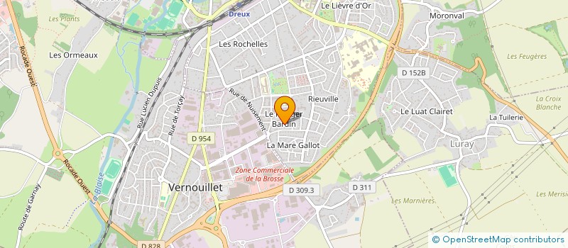 localisation de l'entreprise E GAME BUILDERS à DREUX