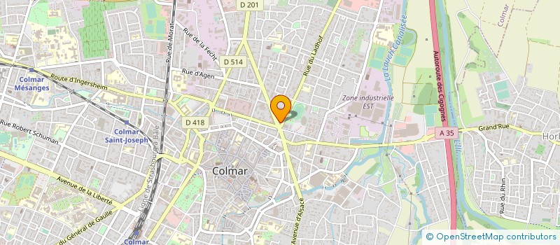 localisation de l'entreprise E-GARETTE LADHOF à COLMAR