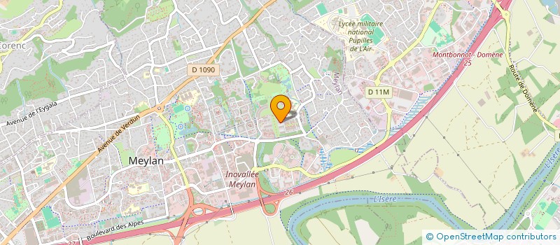 localisation de l'entreprise E-GEE SA  MONTBONNOT-SAINT-MARTIN