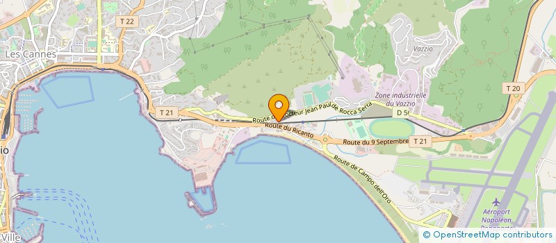 localisation de l'entreprise E-GESTION à AJACCIO