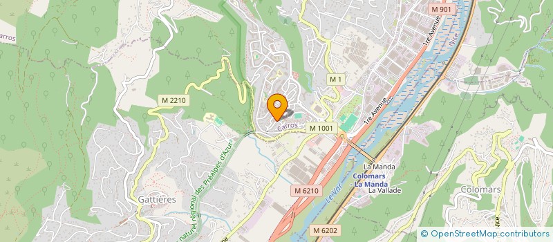 localisation de l'entreprise E.GLOBAL à CARROS