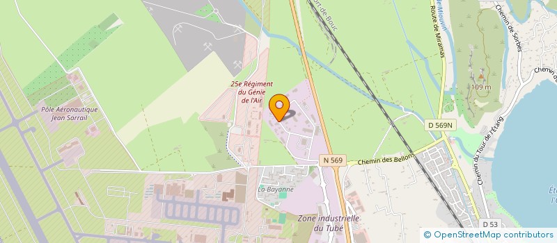 localisation de l'entreprise E.GM à ISTRES