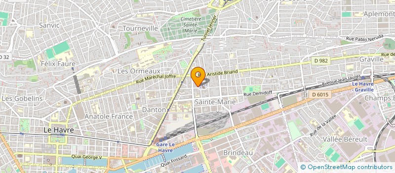 localisation de l'entreprise E.H.P.C. à LE HAVRE