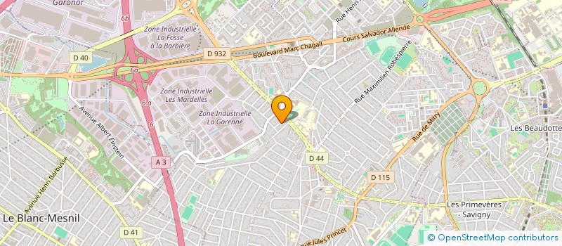 localisation de l'entreprise E.H.P.L à AULNAY SOUS BOIS