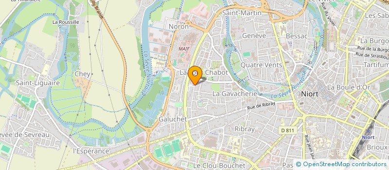 localisation de l'entreprise E-HOCKEY  NIORT