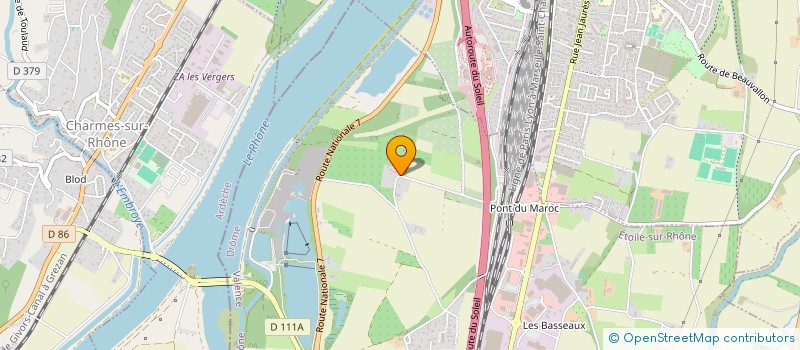 localisation de l'entreprise E.I.3.B  ETOILE-SUR-RHONE