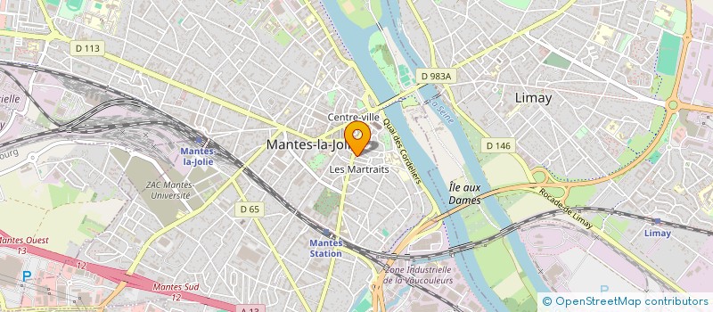 localisation de l'entreprise E I  MANTES-LA-JOLIE