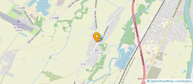 localisation de l'entreprise E & I  MURET