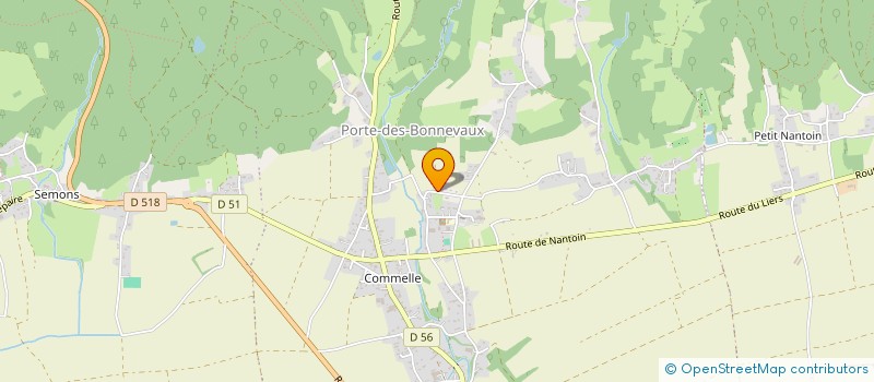 localisation de l'entreprise E.I.B  PORTE-DES-BONNEVAUX