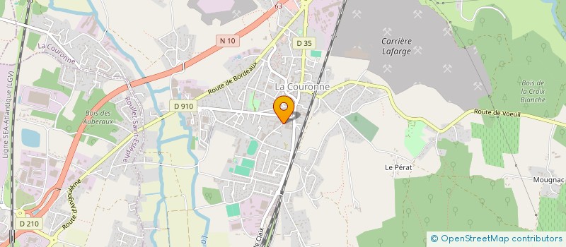 localisation de l'entreprise E I B BLANCHARD à LA COURONNE