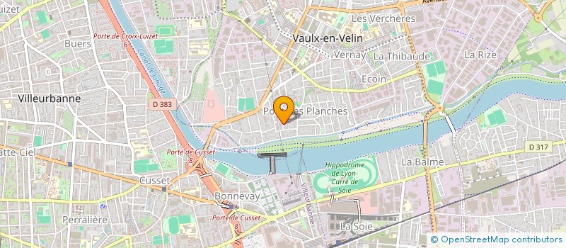 localisation de l'entreprise E I C à VAULX-EN-VELIN