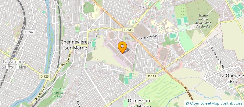 localisation de l'entreprise E I C T F EXPERTISE CONSEIL TRAVAUX FONDATIONS à CHENNEVIERES-SUR-MARNE
