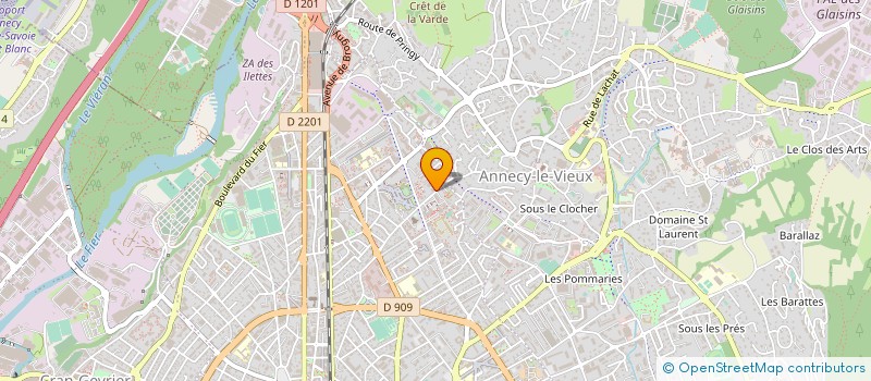 localisation de l'entreprise E.I.C2 ECONOMIE INGEN. CONST. COORD. à ANNECY
