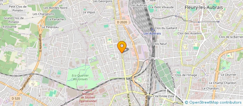 localisation de l'entreprise E.I.D.F. SARL à ORLEANS
