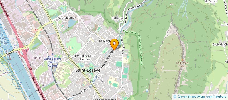 localisation de l'entreprise E.I.D.I.  SAINT-EGREVE