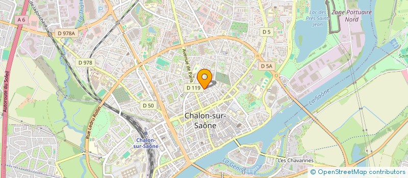 localisation de l'entreprise E.I.D.T. à CHALON-SUR-SAONE