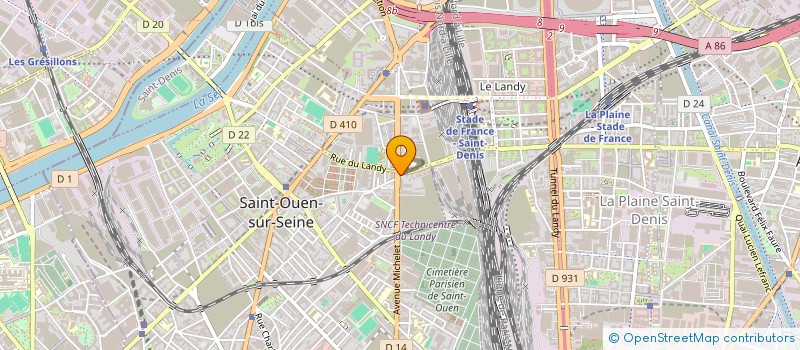 localisation de l'entreprise E.I.E.D.I à SAINT-OUEN-SUR-SEINE