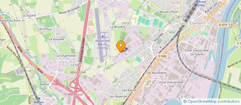 localisation de l'entreprise E.I.M à MACON