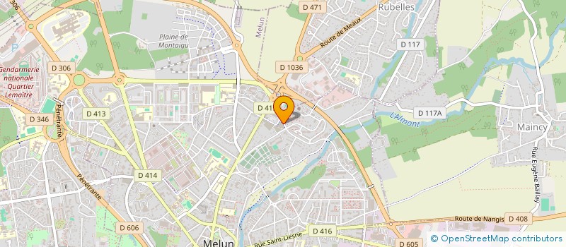 localisation de l'entreprise E.I.P. à MELUN
