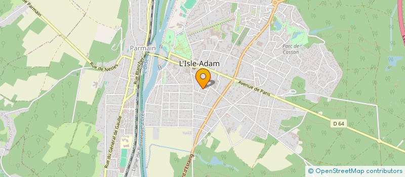 localisation de l'entreprise E&I REAL ESTATE  L'ISLE-ADAM