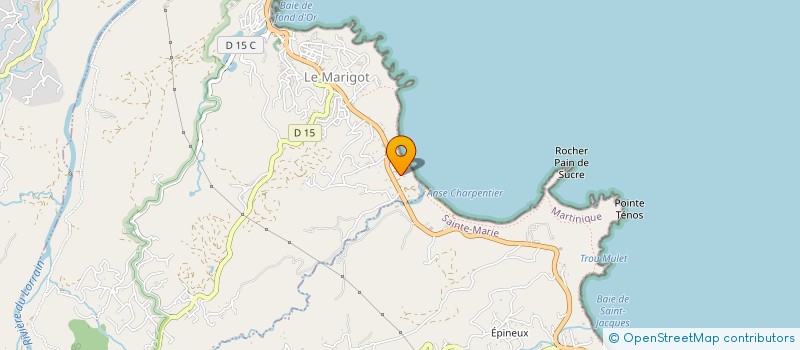 localisation de l'entreprise E I RESTAURANT D APPLICATION LA GOUTTE D EAU LORRINOISE à LE MARIGOT
