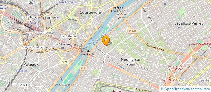 localisation de l'entreprise E.I.T. EXPERT à NEUILLY SUR SEINE