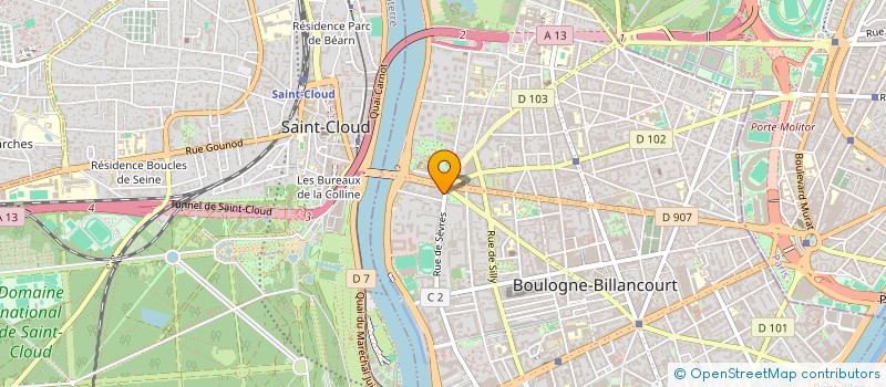 localisation de l'entreprise E&I TOUCH à BOULOGNE-BILLANCOURT