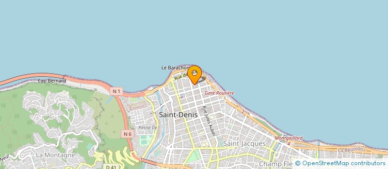 localisation de l'entreprise E-IMMOBILIER REUNION (E-IR) à SAINT-DENIS