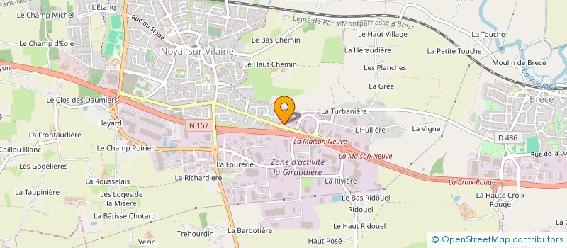 localisation de l'entreprise E-IMPORT CONCEPT à NOYAL-SUR-VILAINE