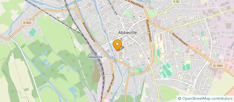 localisation de l'entreprise E-INFO à ABBEVILLE
