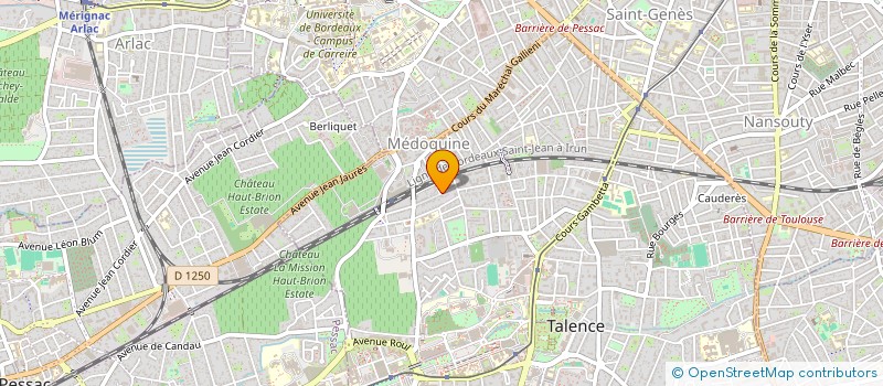 localisation de l'entreprise E-INTERACTIF LOCATION  TALENCE