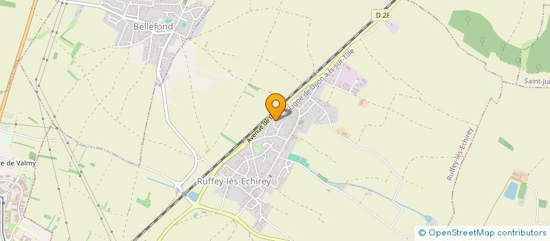 localisation de l'entreprise E-INVEST  RUFFEY-LES-ECHIREY