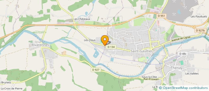 localisation de l'entreprise E&J à RIVARENNES