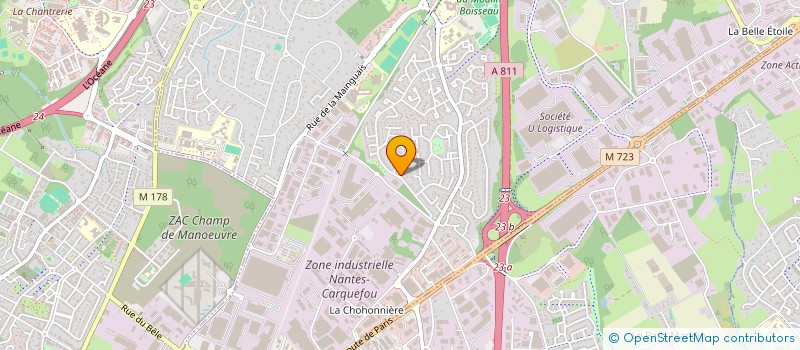 localisation de l'entreprise E J D  CARQUEFOU