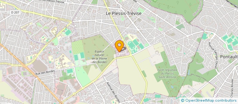 localisation de l'entreprise E.J DALLAGE à LE PLESSIS-TREVISE