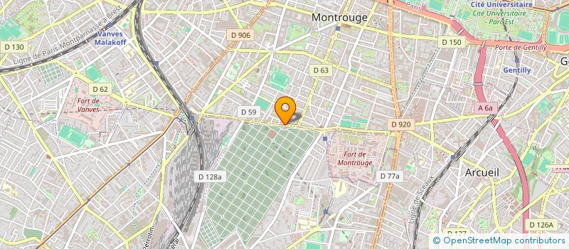 localisation de l'entreprise E&J DRIVE  MONTROUGE