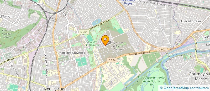 localisation de l'entreprise E.J. IMMOBILIER à NEUILLY-SUR-MARNE