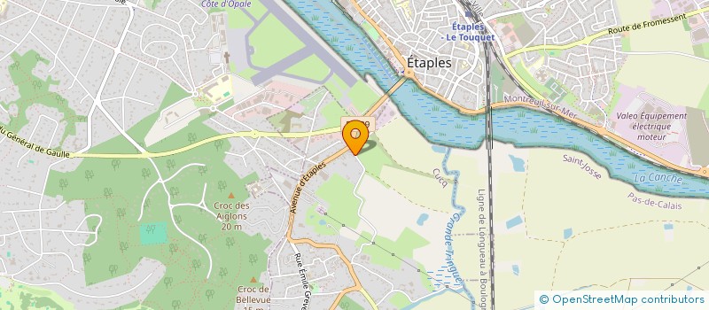 localisation de l'entreprise E.J.P.  CUCQ