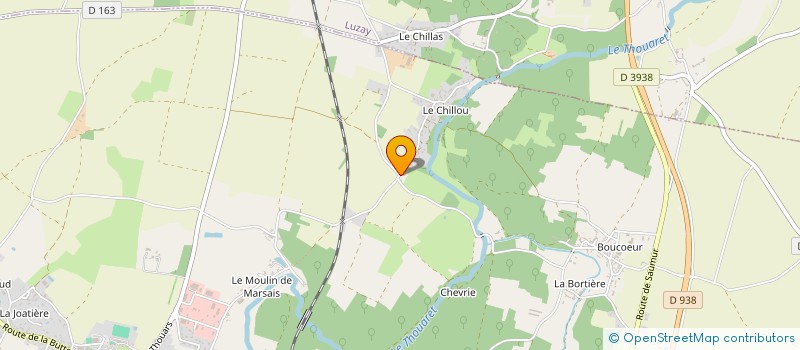 localisation de l'entreprise E.J.P. ELECTRIQUE  SAINT-VARENT